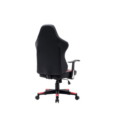 Silla q connect gaming orvieto simil piel base metalica alt max 1200 anc 650 prof 650 mm ruedas premium negro rojo