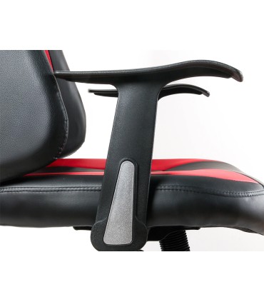 Silla q connect gaming orvieto simil piel base metalica alt max 1200 anc 650 prof 650 mm ruedas premium negro rojo