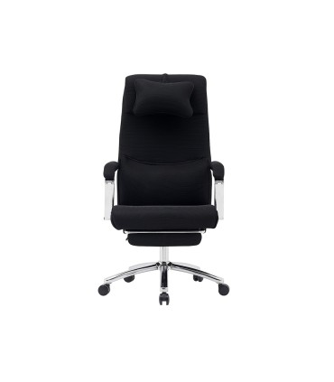 Silla q connect direccion ravenna malla base metalica alt max 1300 anc 670 prof 730 mm ruedas premium color negro