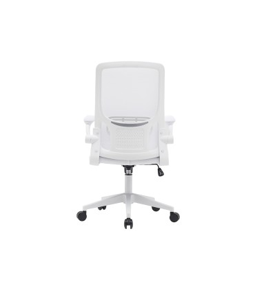 Silla q connect oficina alba malla base metalica alt max 1110 anc 610 prof 580 ruedas premium color blanco