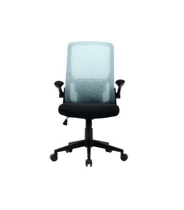 Silla q connect oficina alba malla base metalica alt max 1110 anc 610 prof 580 ruedas premium color negro azul