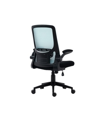 Silla q connect oficina alba malla base metalica alt max 1110 anc 610 prof 580 ruedas premium color negro azul