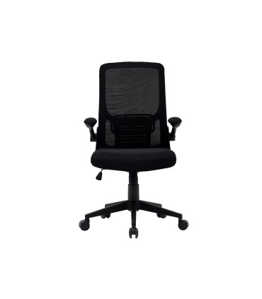 Silla q connect oficina alba malla base metalica alt max 1110 anc 610 prof 580 ruedas premium color negro