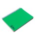 Cuaderno espiral liderpapel a4 micro wonder tapa plastico 120h 90gr cuadro 5mm 5 bandas 4 taladros color verde oscuro