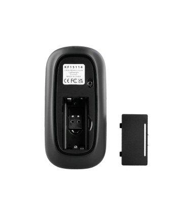 Raton q connect optico inalambrico silencioso dpi 800 1200 1600 pilas aaa negro