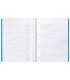 Cuaderno espiral liderpapel a4 micro smart tapa blanda 80h 75gr horizontal 7mm doble margen 4 taladros colores