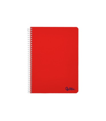 Cuaderno espiral liderpapel a4 micro smart tapa blanda 80h 75gr cuadro 5mm doble margen 4 taladros colores