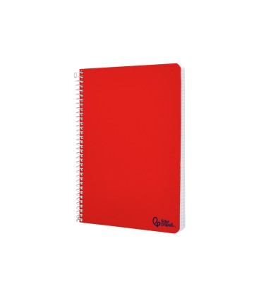 Cuaderno espiral liderpapel a4 micro smart tapa blanda 80h 75gr cuadro 5mm doble margen 4 taladros colores