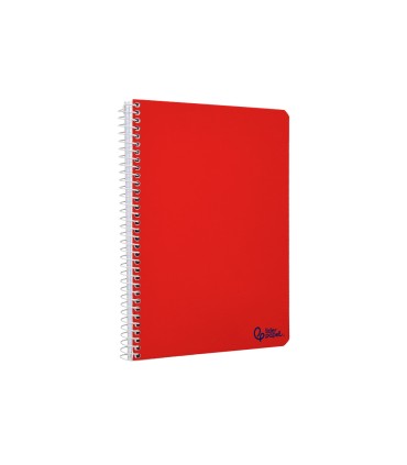 Cuaderno espiral liderpapel a4 micro smart tapa blanda 80h 75gr cuadro 5mm doble margen 4 taladros colores