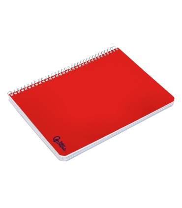 Cuaderno espiral liderpapel a4 micro smart tapa blanda 80h 75gr cuadro 5mm doble margen 4 taladros colores