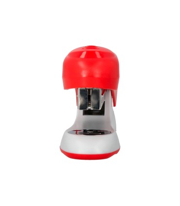 Grapadora q connect kf14206 plastico abs roja capacidad 20 hojas