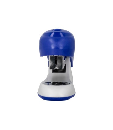 Grapadora q connect kf14205 plastico abs azul capacidad 20 hojas