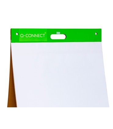 Bloc congreso q connect liso autoadhesivo sobremesa 508x584 mm 20 hojas papel blanco de 75g m2 fsc