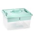 Caja organizadora plastico plasticforte n 9 con bandeja colores surtidos 27x34x18 cm