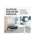 Cojin de asiento fellowes breyta acolchado color negro 60x430x430 mm