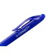 Boligrafo q connect retractil con clip diseno fino tinta aceite 07 mm color azul