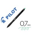 Boligrafo pilot frixion ball plus borrable 0,7 mm punta media verde