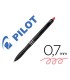 Boligrafo pilot frixion ball plus borrable 07 mm punta media rojo