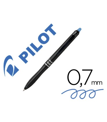 Boligrafo pilot frixion ball plus borrable 07 mm punta media azul