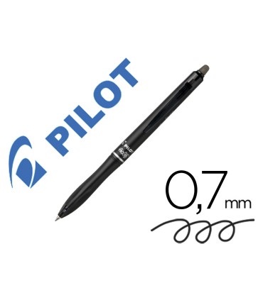 Boligrafo pilot frixion ball plus borrable 07 mm punta media negro