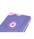 Agenda escolar antartik 25 26 encuadernada ggo simil piel morado semana vista a5 bilingue papel fsc 80 gr