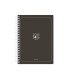 Agenda escolar antartik 25 26 espiral essentials negro dia pagina a5 bilingue papel fsc 80 gr