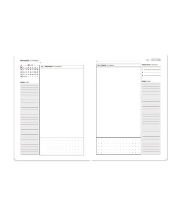 Agenda escolar antartik 25 26 espiral essentials azul dia pagina a5 bilingue papel fsc 80 gr