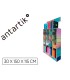 Cuaderno y carpeta antartik expositor de suelo carton con 169 unidades 30x150x115 cm