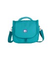 Bolsa isotermica oxford b-foodie rpet color verde aqua 220x250x160 mm