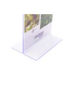 Expositor sobremesa archivo 2000 con forma t poliestireno transparente din a3 horizontal 100x420x305 mm