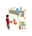 Raquetas stetro con red 2 en 1 tenis o badminton +3 años