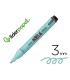 Rotulador liderpapel acrylic base agua todo tipo de superficie punta redonda 3 mm verde menta