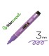 Rotulador liderpapel acrylic base agua todo tipo de superficie punta redonda 3 mm malva