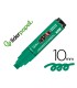 Rotulador liderpapel acrylic base agua todo tipo de superficie punta rectangular 10 mm verde