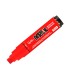 Rotulador liderpapel acrylic base agua todo tipo de superficie punta rectangular 10 mm rojo