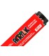 Rotulador liderpapel acrylic base agua todo tipo de superficie punta rectangular 10 mm rojo