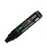 Rotulador liderpapel acrylic base agua todo tipo de superficie punta rectangular 10 mm negro