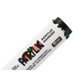 Rotulador liderpapel acrylic base agua todo tipo de superficie punta rectangular 10 mm blanco