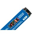 Rotulador liderpapel acrylic base agua todo tipo de superficie punta rectangular 10 mm azul