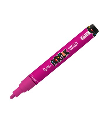 Rotulador liderpapel acrylic base agua todo tipo de superficie punta redonda 3 mm violeta