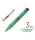 Rotulador liderpapel acrylic base agua todo tipo de superficie punta redonda 3 mm verde claro