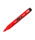 Rotulador liderpapel acrylic base agua todo tipo de superficie punta redonda 3 mm rojo