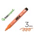 Rotulador liderpapel acrylic base agua todo tipo de superficie punta redonda 3 mm naranja