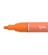 Rotulador liderpapel acrylic base agua todo tipo de superficie punta redonda 3 mm naranja