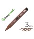 Rotulador liderpapel acrylic base agua todo tipo de superficie punta redonda 3 mm marron