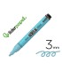 Rotulador liderpapel acrylic base agua todo tipo de superficie punta redonda 3 mm azul cielo