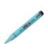 Rotulador liderpapel acrylic base agua todo tipo de superficie punta redonda 3 mm azul cielo