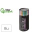 Rotulador liderpapel acrylic base agua todo tipo de superficie punta redonda 3 mm caja de 8 unidades colores