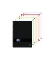 Cuaderno espiral oxford europeanbook 5 tapa plastico din a4+ 120 hojas cuadro 5 mm color negro