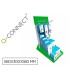 Regleta q connect enchufe multiple expositor de sobremesa con 10 unidades surtidas 680x300x580 mm